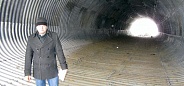 Фото: Плато Роза Хутор: технологический тоннель