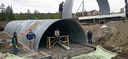 Фото: Реконструкция автодороги М-18 «Кола» (г. Мурманск)