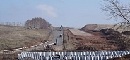 Фото: Продолжается реконструкция автодороги через реку Малый Кидаш