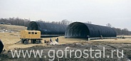 Фото: Первое в России двухарочное сооружение из «супергофра»